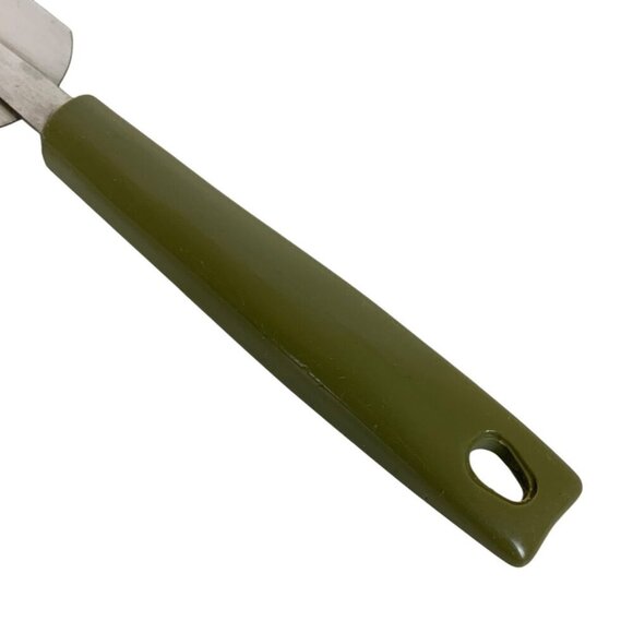 Vintage Ekco Stainless Steel Icing Spreader With Avocado Green Handle USA Made - Picture 4 of 5